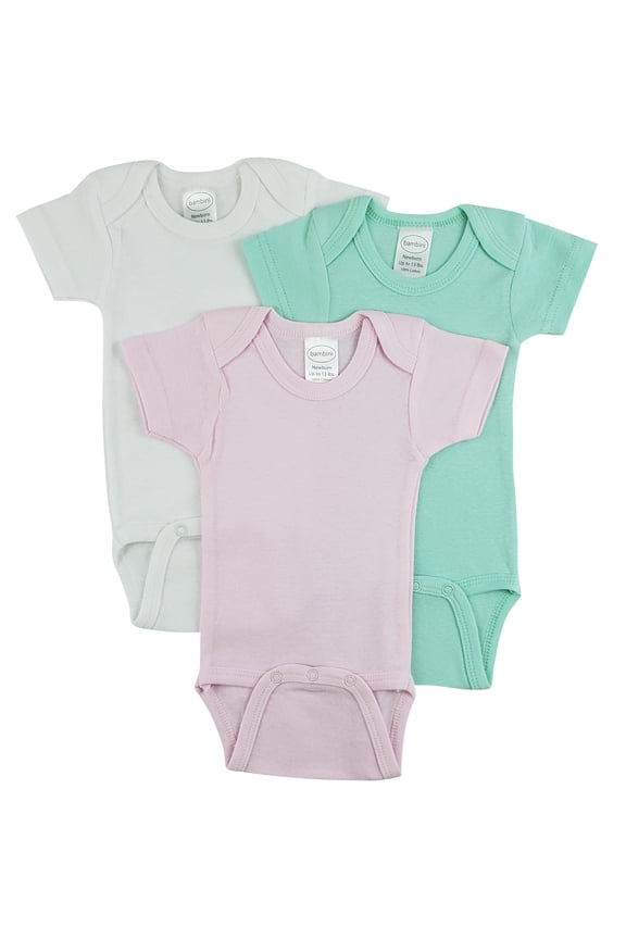 Short Sleeve One Piece 3 Pack
