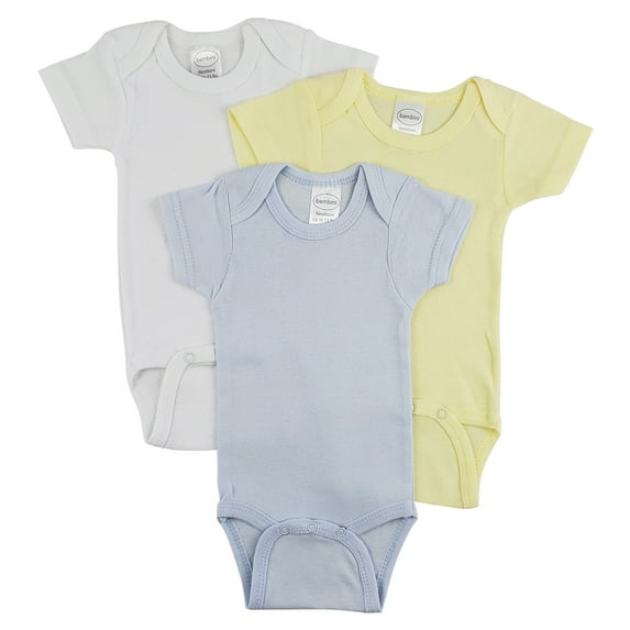 Bambini Short Sleeve One Piece 3 Pack