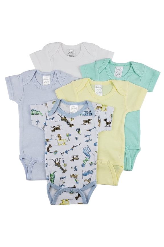 Short Sleeve One Piece 5 Pack