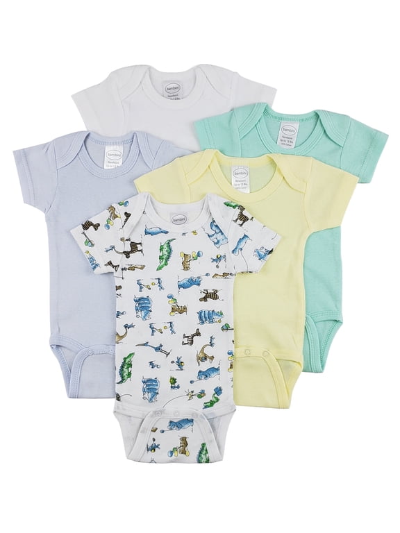 Short Sleeve One Piece 5 Pack