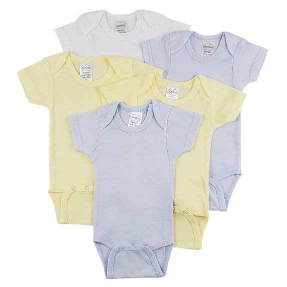Bambini Short Sleeve One Piece 5 Pack
