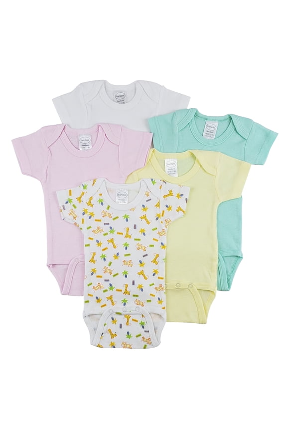 Short Sleeve One Piece 5 Pack