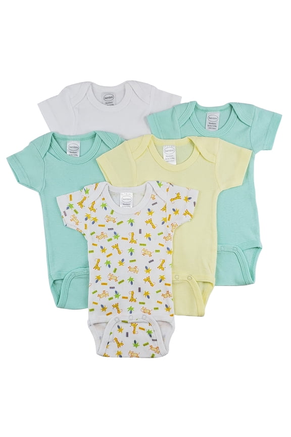 Short Sleeve One Piece 5 Pack