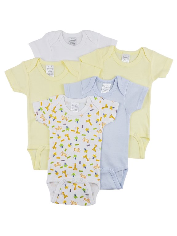 Short Sleeve One Piece 5 Pack
