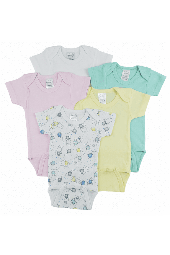 Short Sleeve One Piece 5 Pack