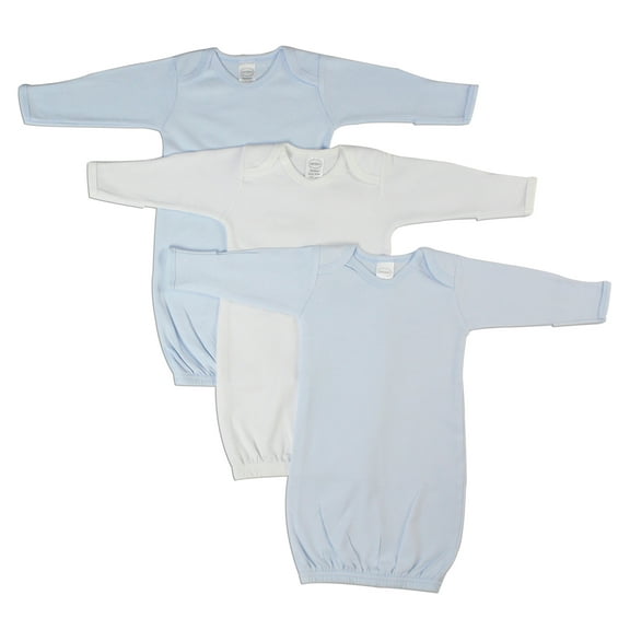 Bambini Sleep Gowns, 3pk (Baby Boys)
