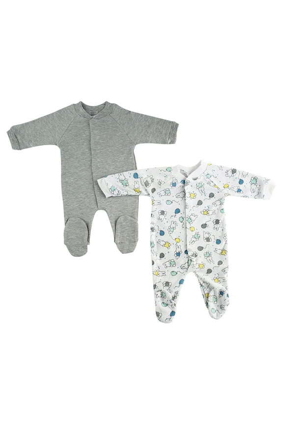 Sleep N Play One Piece Romper Coverall (Pack of 2)