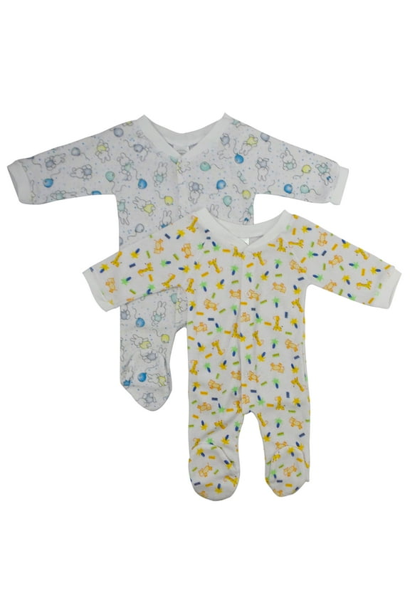 Terry Sleep N Play Pajamas, 2pk (Baby Boys or Baby Girls, Unisex)