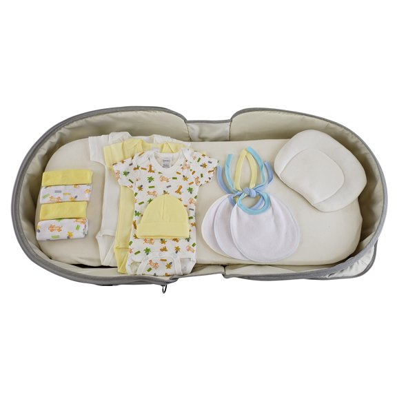 Bambini Unisex 12pc Baby Clothing Starter Set, Yellow