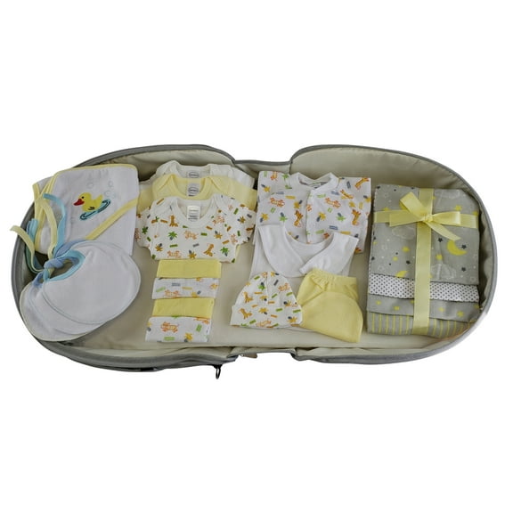Bambini Unisex 20 pc Baby Clothing Starter Set with Diaper Bag