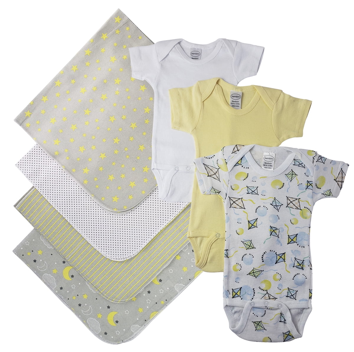 Bambini Layette Unisex Baby 7 Pc Layette Sets - Walmart Business Supplies