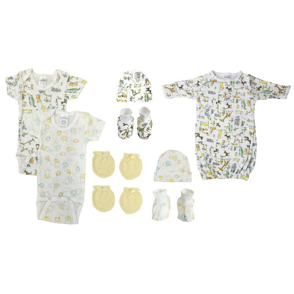 Bambini Unisex Newborn Baby 9 Pc Layette Sets