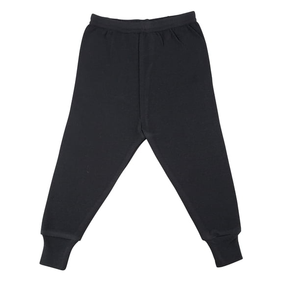 Bambini Unisex Newborn Baby Cotton Knit Active Black Long Pant