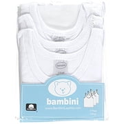 Bambini White Tank Tops, 3pk Baby Boys or Baby Girls, Unisex