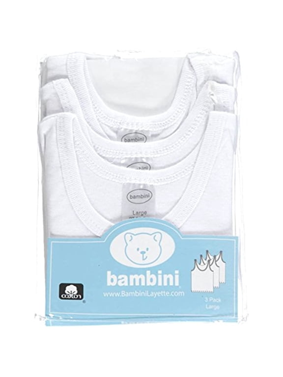 White Tank Tops, 3pk (Baby Boys or Baby Girls, Unisex)