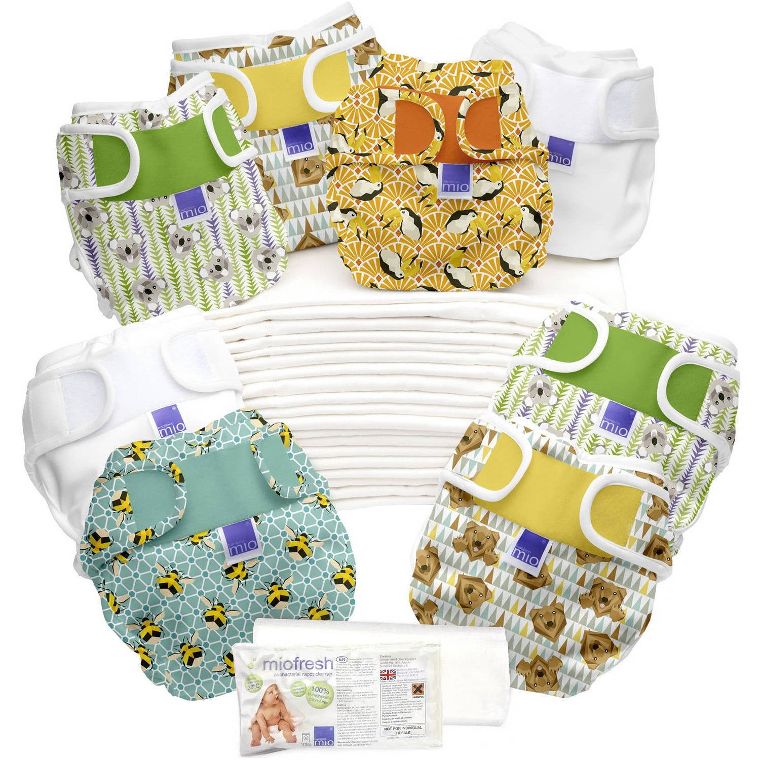 Bambino Mio Miosoft Birth to Potty Pack, (Choose Your Pattern)
