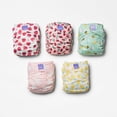 thumbnail image 1 of Bambino Mio Reusable Cloth Diaper Set - 5 All-in-One Diapers - Bugs Life, 1 of 7