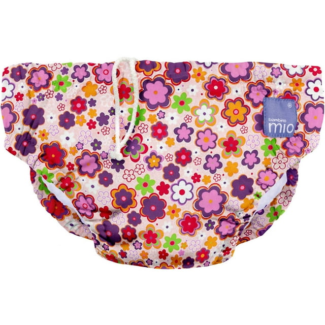 Bambino Mio Reusable Swim Diaper, Ditzy Floral, (Choose Your Size