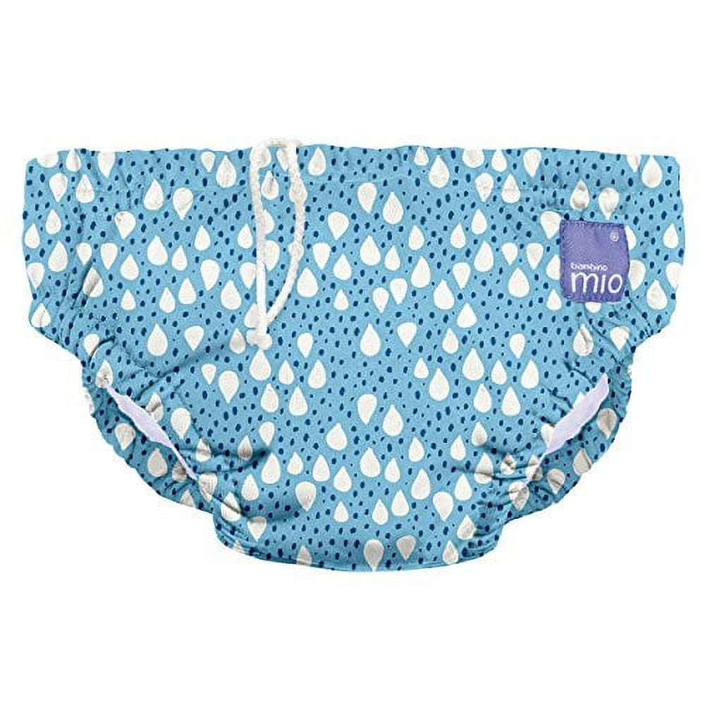 Bambino Mio, Reusable Swim Diaper , Ocean Drop , Medium (612 Months