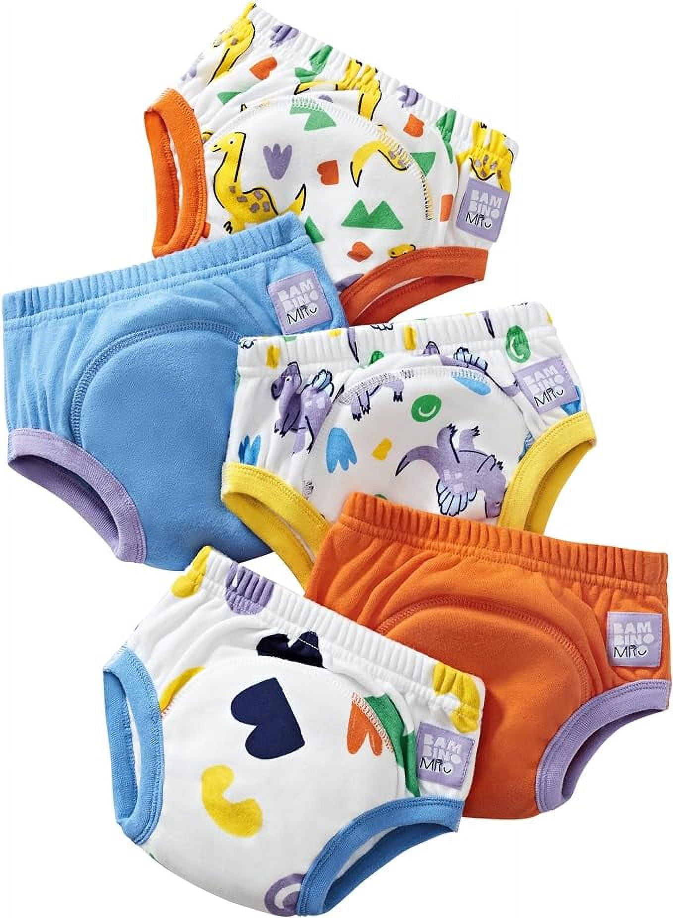 Bambino Mio, Revolutionary Reusable Potty Training Pants for Boys and Girls, 5 Pack, 34 Years