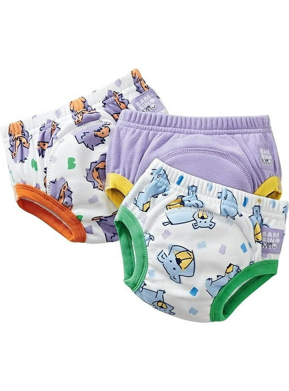 Bambino Mio Unisex Kid's Bold Animals Baby and Toddler Training Underwear (Pack of 3) - 2-3 Years