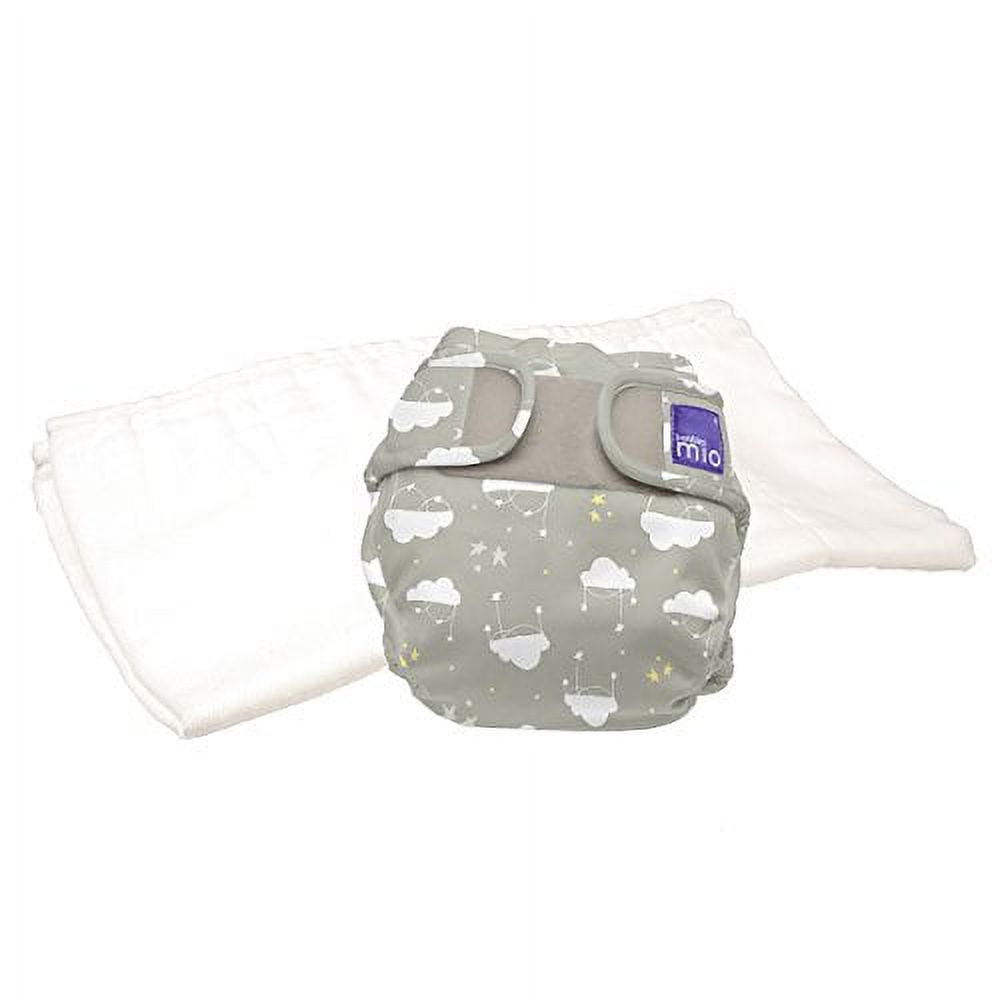 Bambino Mio, mioduo TwoPiece Cloth Diaper, Cloud Nine, Size 1