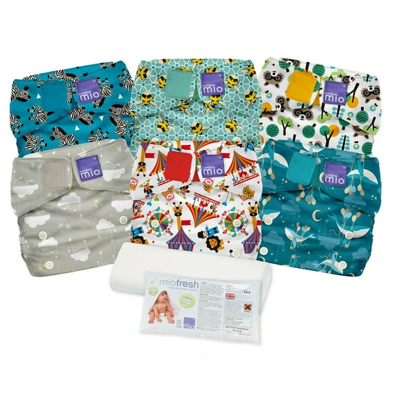 Bambino Mio, miosolo cloth diaper set, mixed