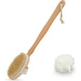 thumbnail image 1 of Bambloom Back Scrubber Anti Slip for Shower, Shower Brush Long Handle for Body Exfoliator and Massage,with White Sponge, 1 of 7