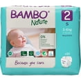thumbnail image 1 of Bambo Nature Hypoallergenic Baby Diapers, Skin Friendly, and Super Absorbent - Size 2 (180 Count), 1 of 6