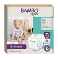 thumbnail image 1 of Bambo Nature Hypoallergenic Baby Diapers, Skin Friendly, and Super Absorbent - Size 5 (132 Count), 1 of 6