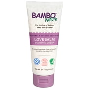 Bambo Nature Love Balm Soothing Cream for Babies - Unscented, 3.4 oz, 6 Ct