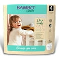 thumbnail image 1 of Bambo Nature Overnight Diapers, Eco-Friendly Disposable Baby Diapers - Size 4, 15-31 lbs, 24 Count, 4 Packs, 96 Total, 1 of 7