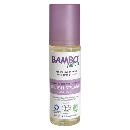 Bambo Nature Splish Splash Oil Bath Oil Unscented 4.9 oz. 150254 6 Ct