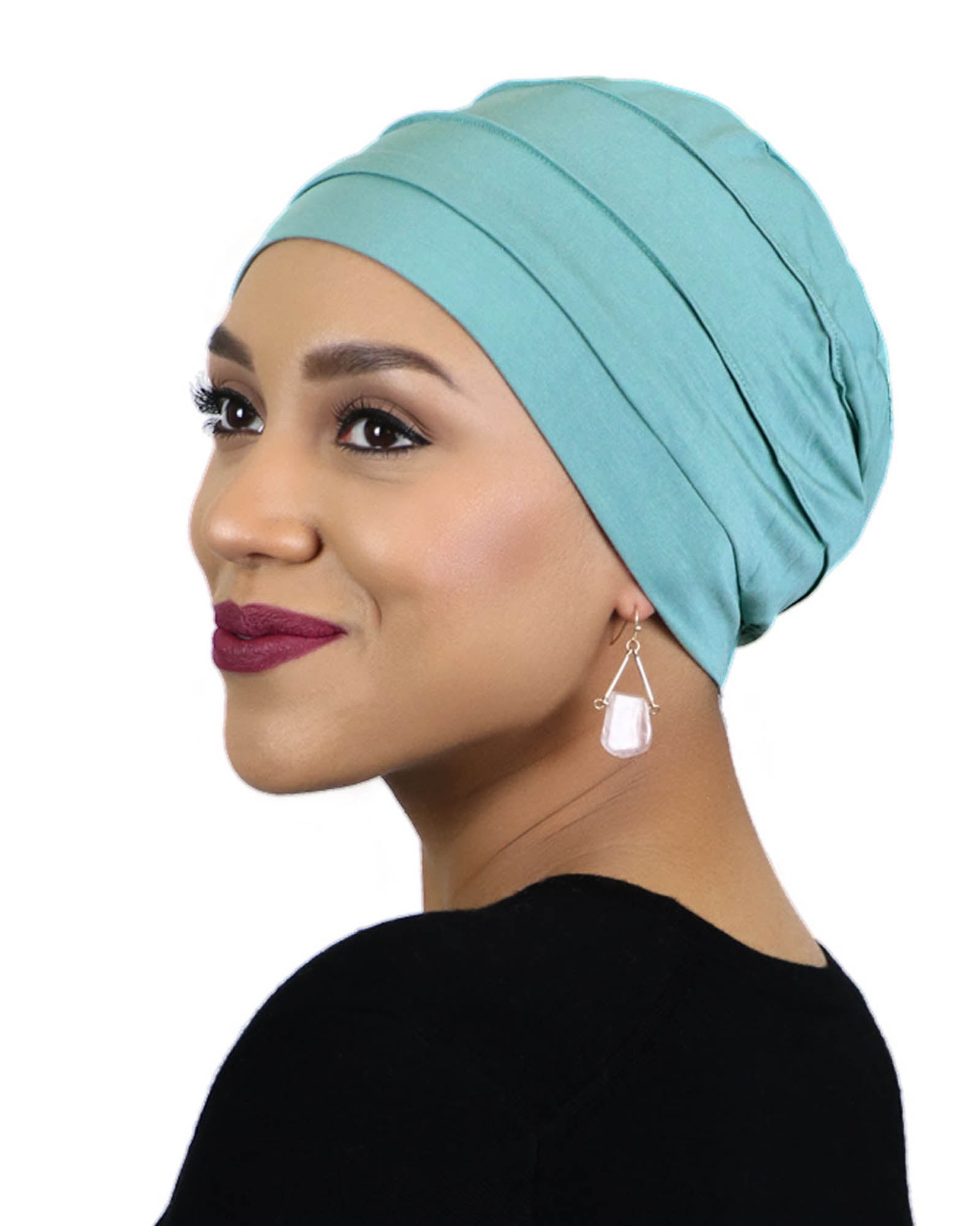 Bamboo 3 Seam Turban Cancer Headwear For Women Bamboo Beanie 