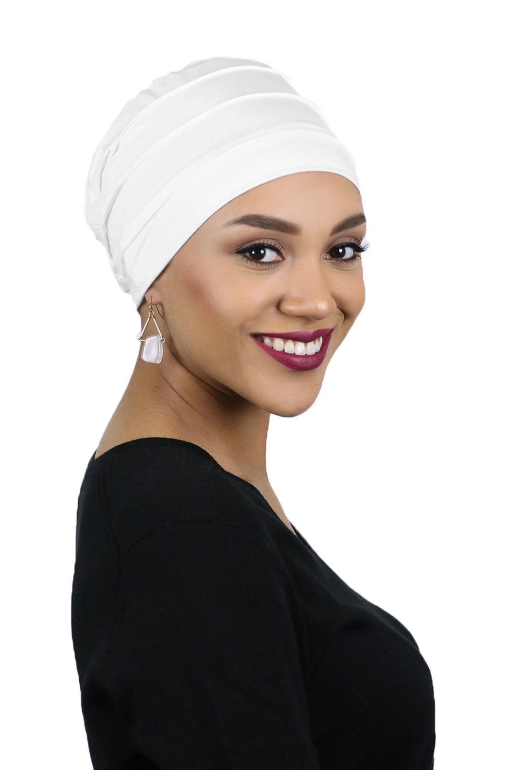 Bamboo Seam Turban Cancer Headwear For Women Bamboo Beanie Chemo