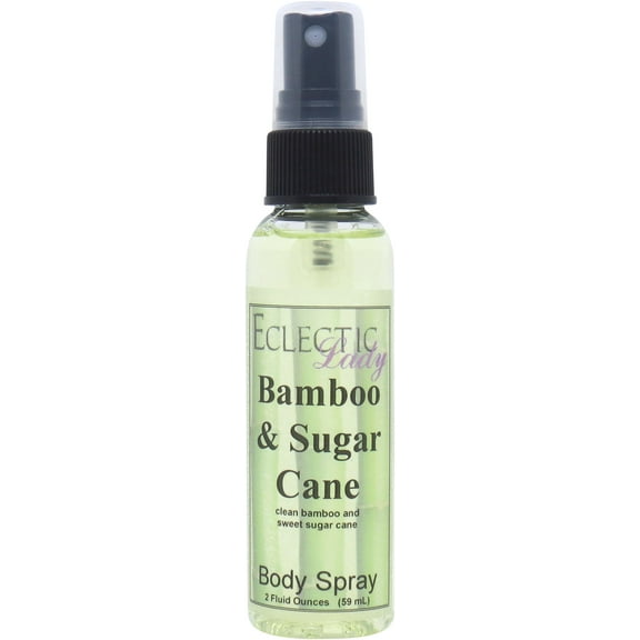 Bamboo And Sugar Cane Body Spray, Eclectic Lady, Hydrating Mist, Unisex, 2 oz