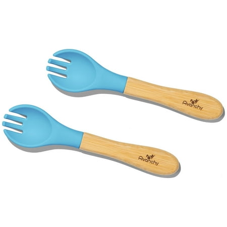 Training Forks | Bamboo & Silicone