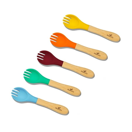 Training Forks | Bamboo & Silicone