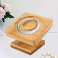 thumbnail image 1 of Bamboo Bead Pendant Bracelet Bangle Display Tray Rack, Organizer Jewelry Storage Birthday Gift Holder, for Dresser, case Store Show Square, 1 of 8