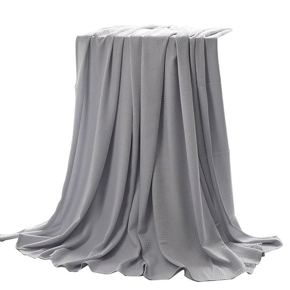 Bamboo Blanket Cozival Bamboo Viscose Cooling Blanket for Warm Weather, Lightweight And Breathable Bed Cover for Hot Sleeper, Moisture-Wicking And Heat-Absorbing for A Comfortable Night'S Rest, Grey