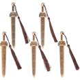 thumbnail image 1 of Bamboo Bookmarks 5Pcs Bookmark with Tassels Bulk Handmade Natural Vintage Style Reading Page Markers Bookmark Charms Pendants for Crafting Book Lovers Presents Reading, 1 of 7