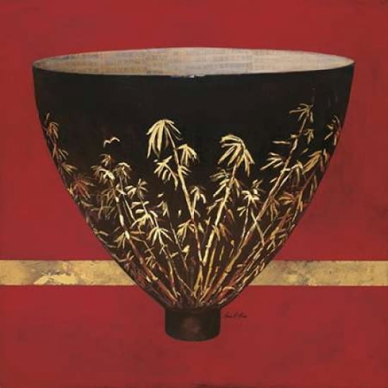 Bamboo Bowl Canvas Art - Arnie Fisk (24 x 24)