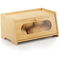 thumbnail image 1 of Bamboo Bread Box for Kitchen Countertop,Large Capacity Kitchen Countertop Organizer,Bread Storage with Acrylic Window for Cabinet,Pantry,Cupboard, 1 of 16