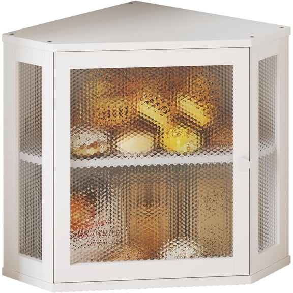Bamboo Bread Box with Acrylic Window Display, Hinged Lid for Kitchen Countertop Storage, 15 x 8 x 6 Inches (White, Extra Lage)