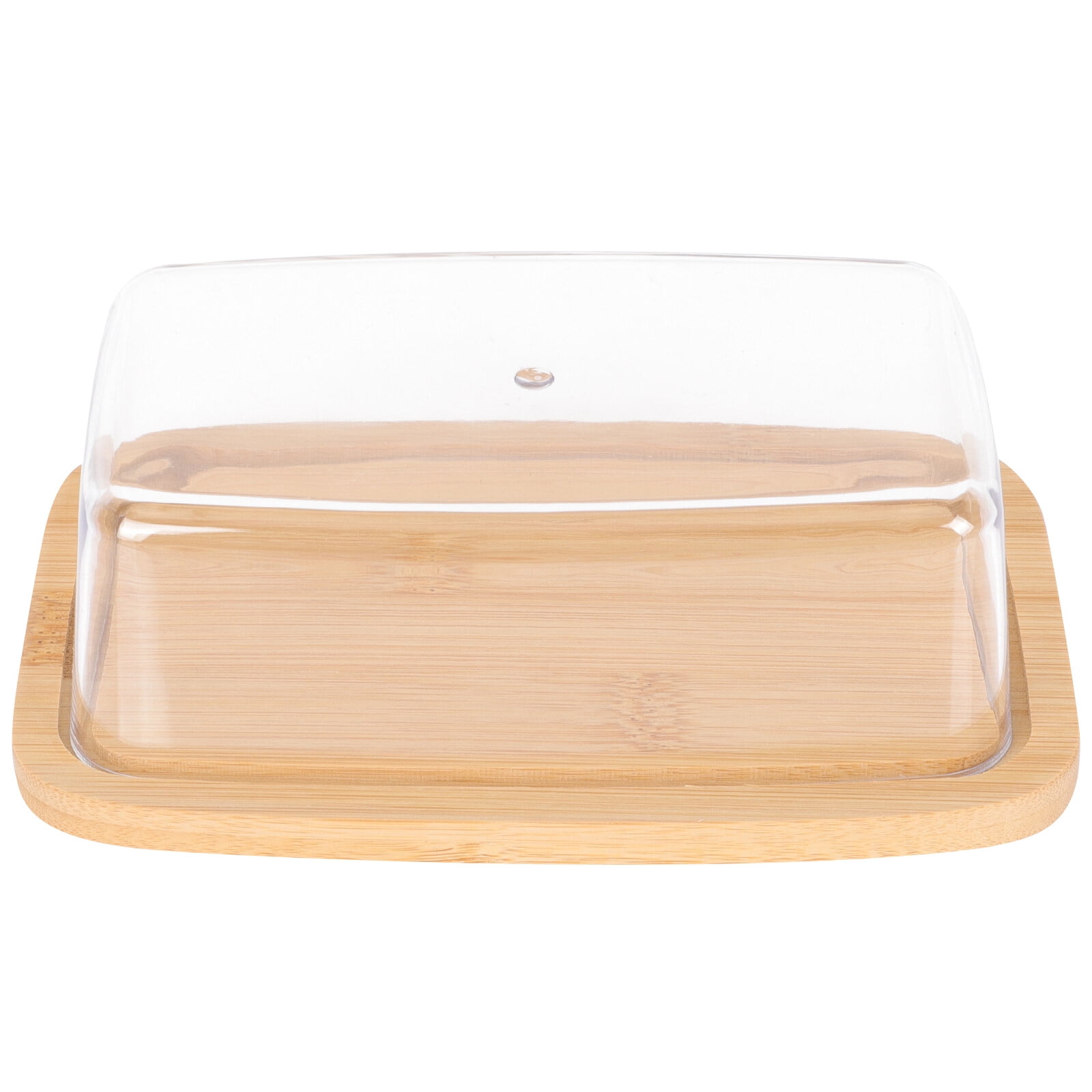 Bamboo Butter Dish with Lid Butter Tray Butter Holder Butter Storage