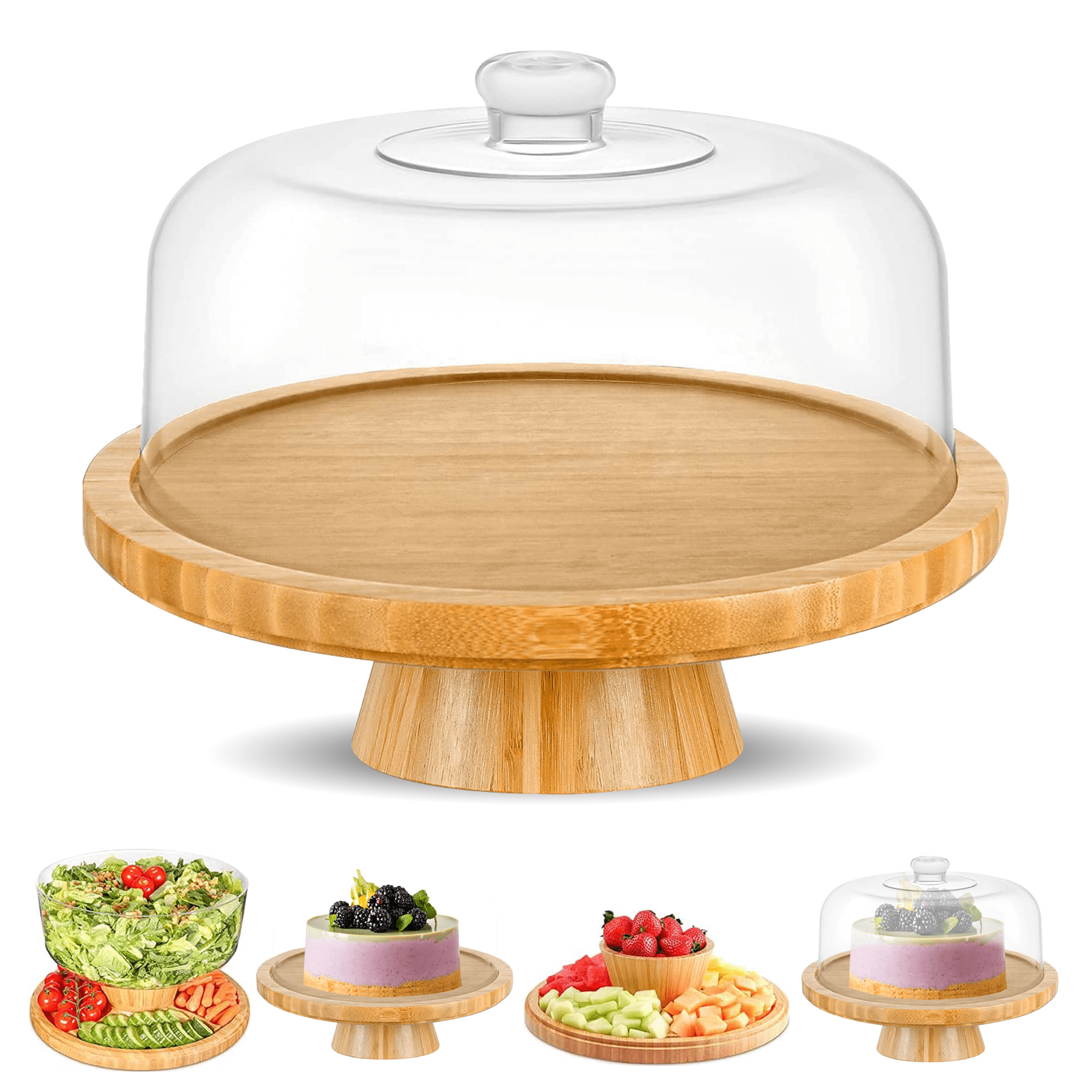 https://i5.walmartimages.com/seo/Bamboo-Cake-Stand-Dome-Cover-Multi-Function-6-1-Cup-Holder-Serving-Platter-12-8-Inch-Round-Veggie-Salad-Bowl-Decorative-Rustic-Display-Platter_52e8a6a6-a8f9-4c0d-97ef-8162758b243a.f42c789a833f2517b82befbf0ca73e75.png
