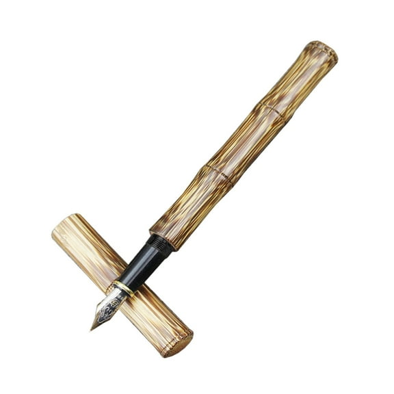 Bamboo Calligraphy Fountain Pen 0.5MM for Writing Drawing Signature Student Gift