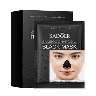 Bamboo Charcoal Blackhead Nose Mask 1Pcs Bamboo Charcoal Black Head Nasal Membrane Tearing Mask To Remove Acne Blackhead Remover Mask
