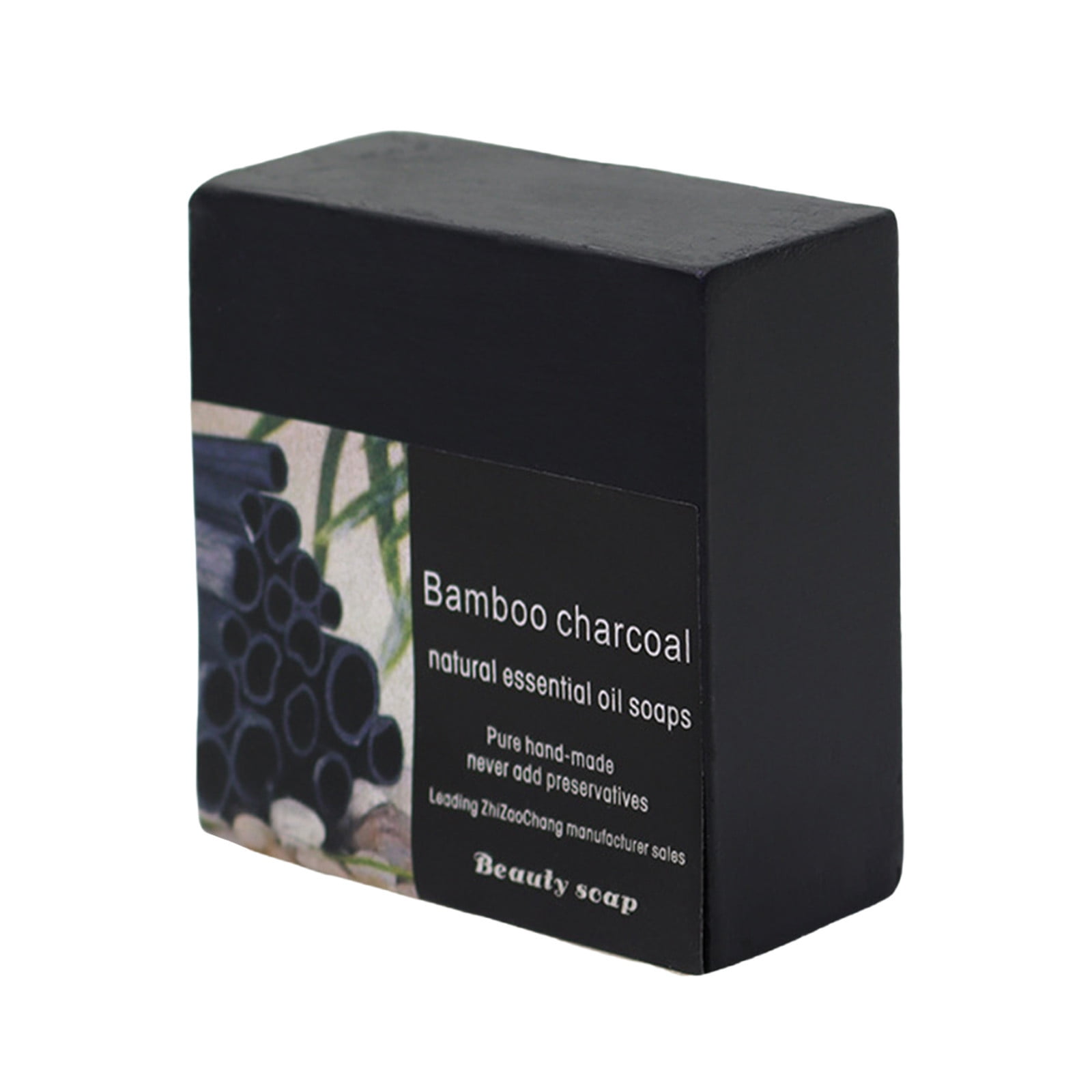 Bamboo Charcoal Cleansing Soap Gentle Deep Moisturizing Brightening