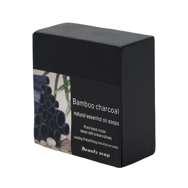 Bamboo Charcoal Cleansing Soap Gentle Deep Moisturizing Brightening